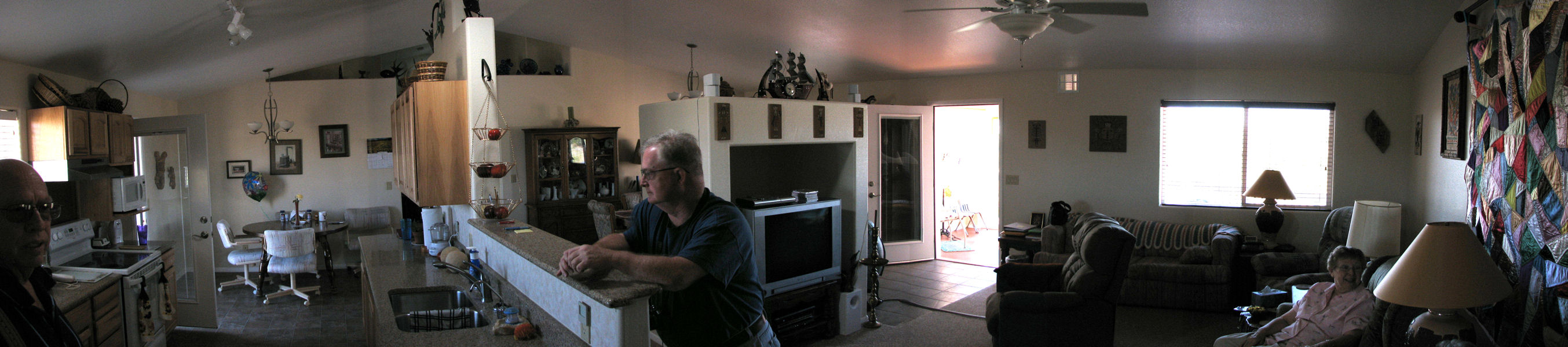 Inside A.J. and Betty's home Inside A.J. and Betty's home